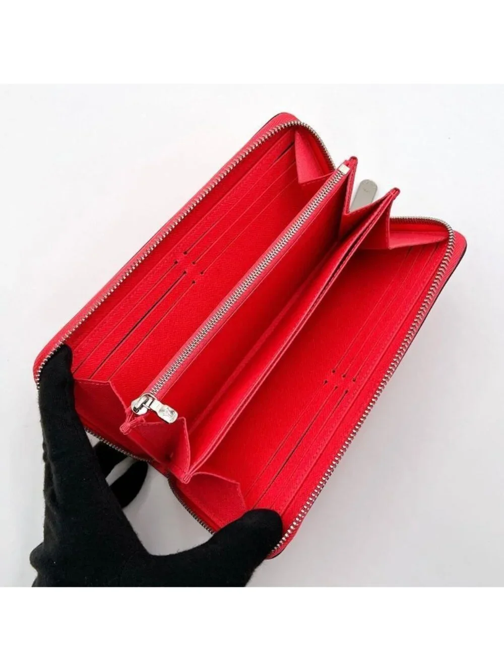 Louis Vuitton Epi Zippy Wallet Rose Pondicherry